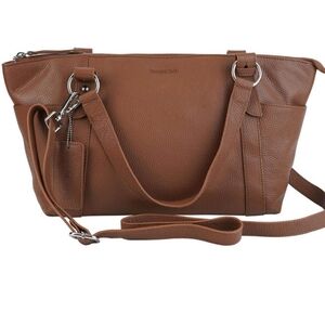 Mancici Amelia Leather Purse With Dust Cover, New